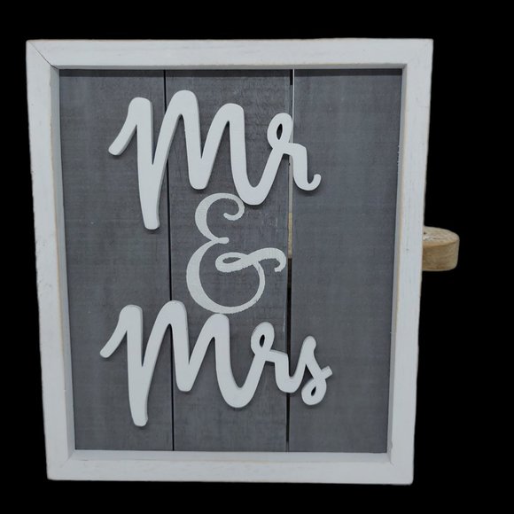 Malden International Designs Other - Malden International Designs Rustic Wood Frame Mr & Mrs